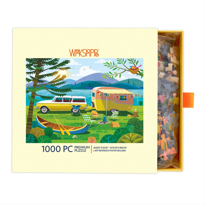 Werk Shoppe Happy Camper 1000 Piece Puzzle