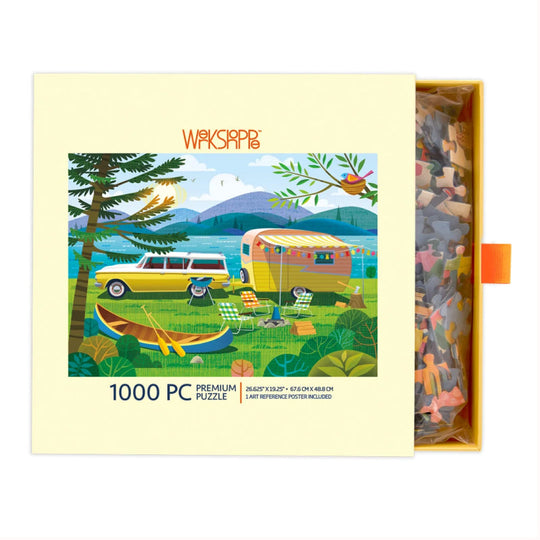 Werk Shoppe Happy Camper 1000 Piece Puzzle