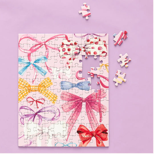 Werk Shoppe Ribbons &amp; Bows 100 Piece Puzzle Snax