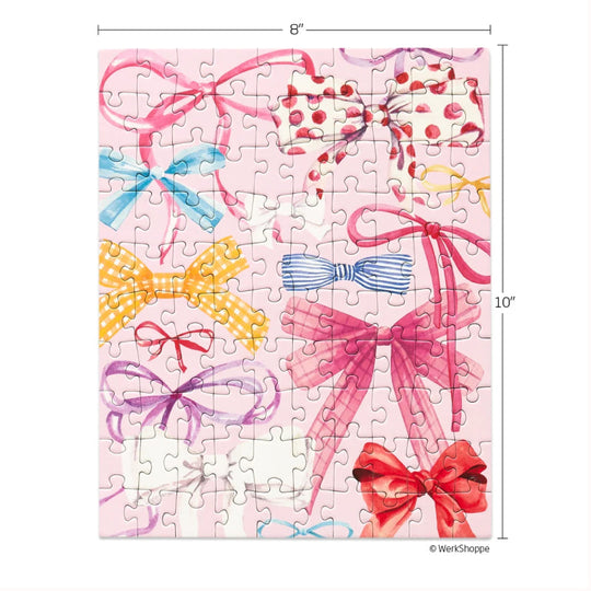 Werk Shoppe Ribbons &amp; Bows 100 Piece Puzzle Snax