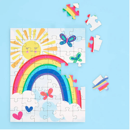 Werk Shoppe Sunny Rainbow 48 Piece Puzzle Snax