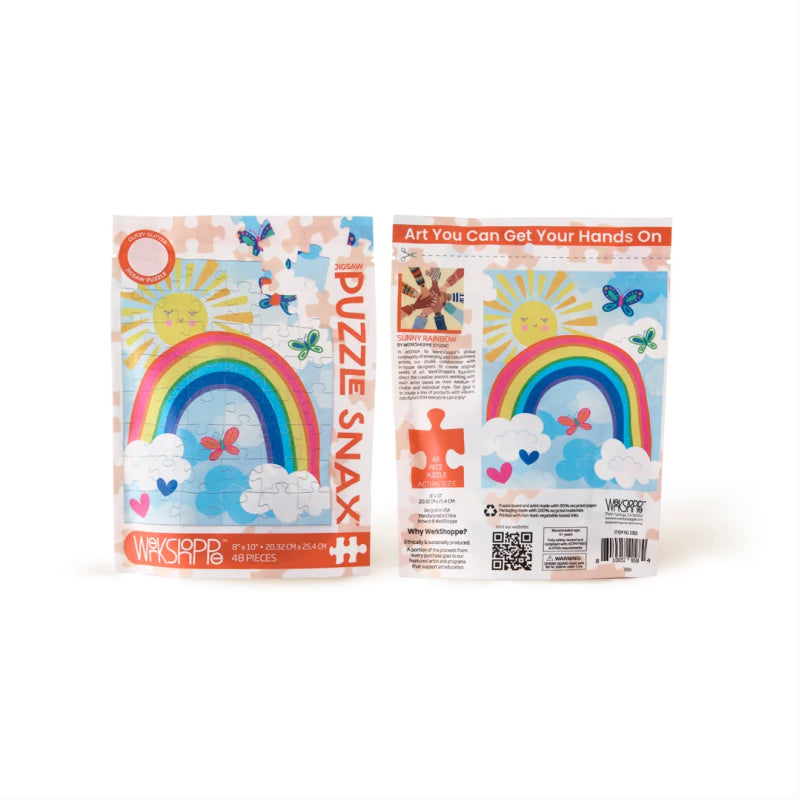 Werk Shoppe Sunny Rainbow 48 Piece Puzzle Snax