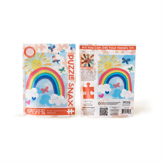 Werk Shoppe Sunny Rainbow 48 Piece Puzzle Snax