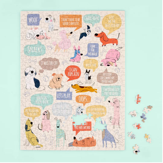 Werk Shoppe If Dogs Could Talk 500 Piece Puzzle