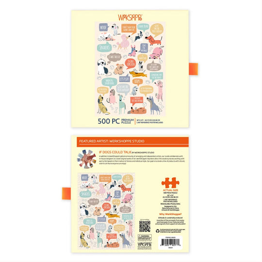 Werk Shoppe If Dogs Could Talk 500 Piece Puzzle