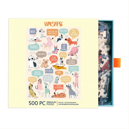Werk Shoppe If Dogs Could Talk 500 Piece Puzzle
