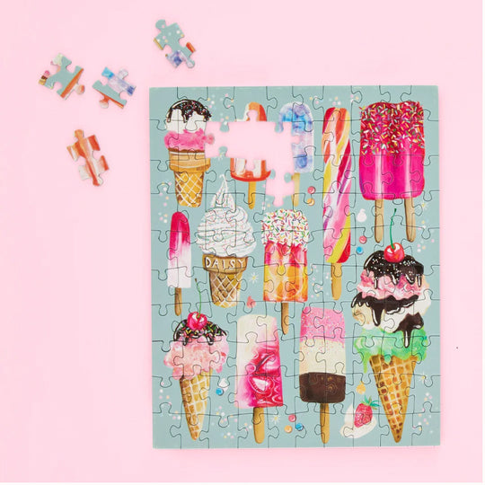 Werk Shoppe Ice Cream &amp; Pops 100 Piece Puzzle Snax