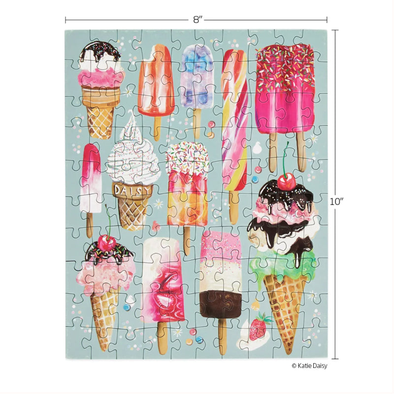 Werk Shoppe Ice Cream &amp; Pops 100 Piece Puzzle Snax