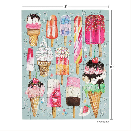 Werk Shoppe Ice Cream &amp; Pops 100 Piece Puzzle Snax