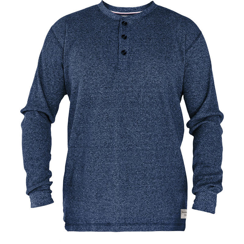 Stanfields Waffle Henley Long Sleeve