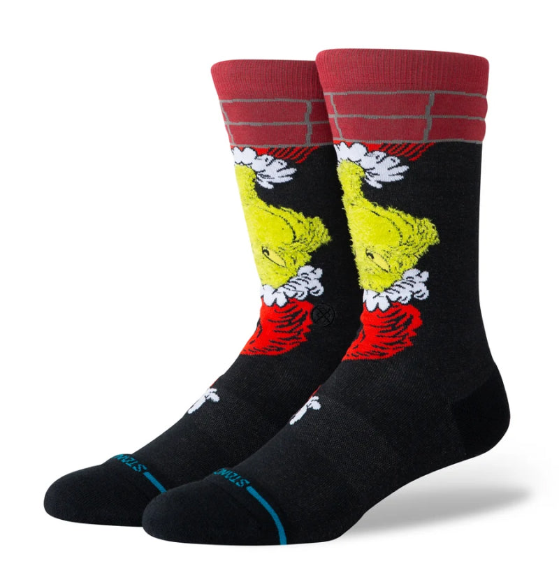 Stance The Grinch x Stance Down The Chimney Crew Socks