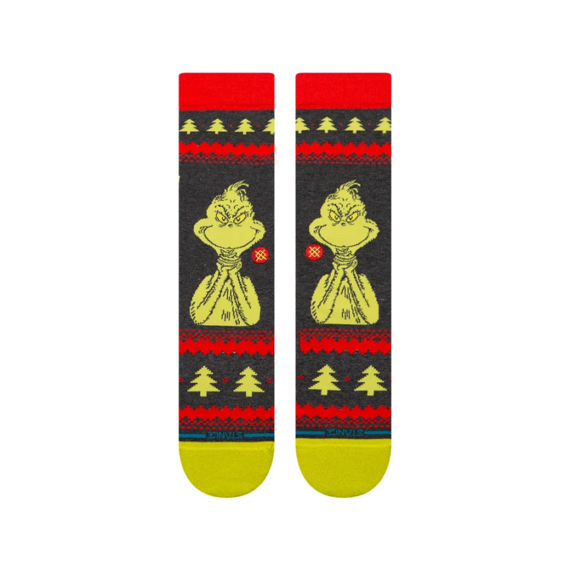 Stance The Grinch x Stance Grinch Sweater Crew Socks