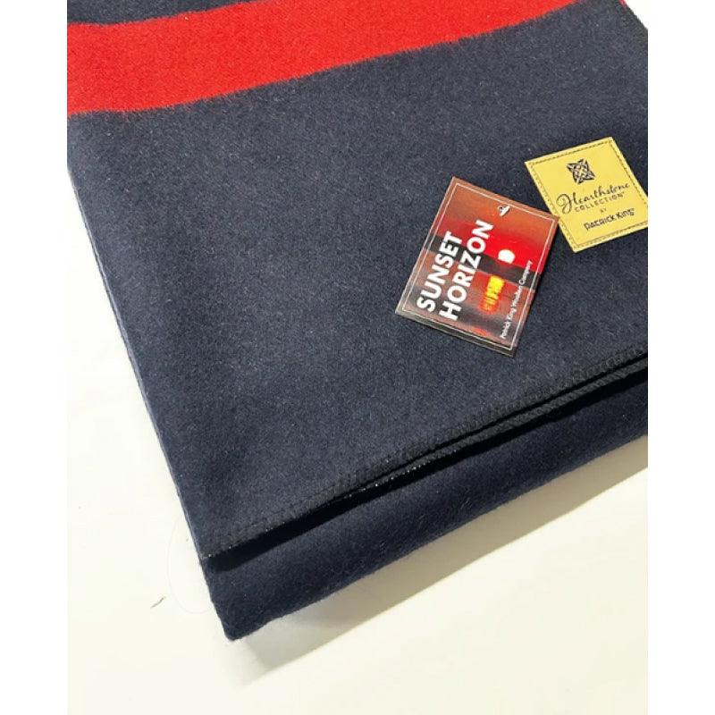 Patrick King Woollen Company - Sunset Horizon Wool Heavy Blanket