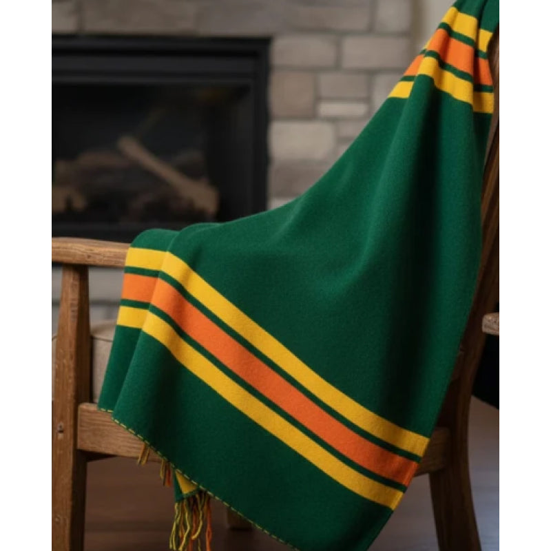 Patrick King Woollen Company - Pineridge Striped Heavy Wool Blanket