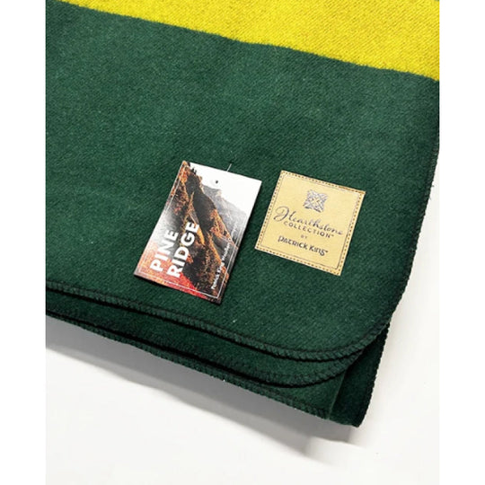 Patrick King Woollen Company - Pineridge Striped Heavy Wool Blanket