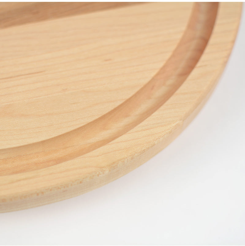 Canadian Maple Small Round Cutting With Juice Groove