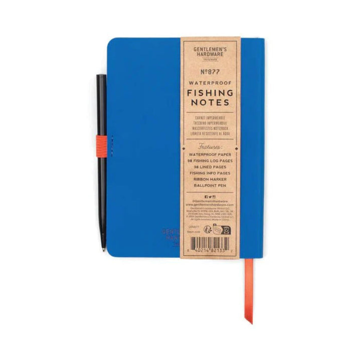 Gentlemen's Hardware Waterproof Fishing Notebook