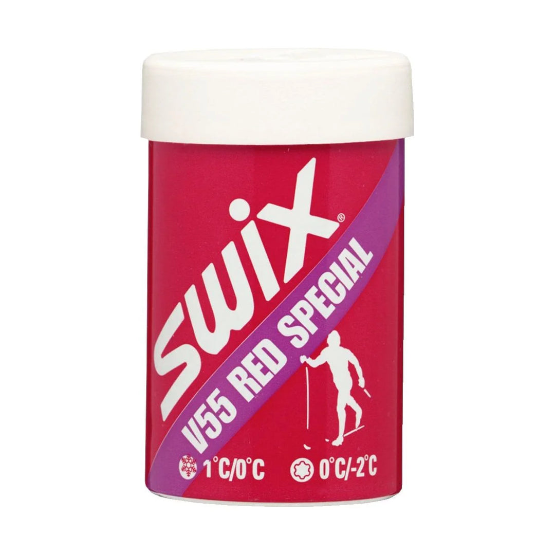 Swix V55 Red Special Hard Kick Wax - 43g