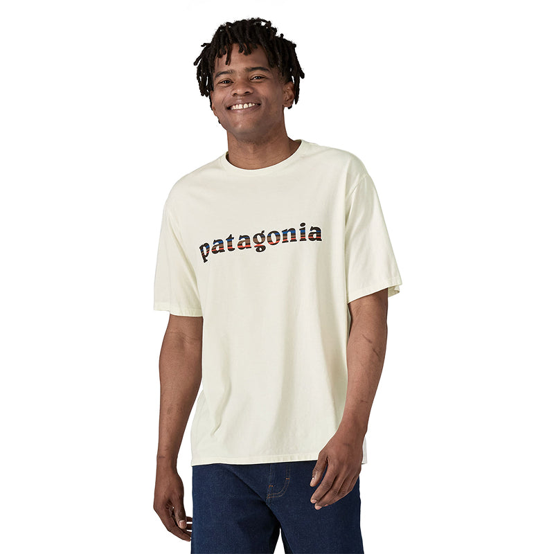 T-shirt bio Patagonia pour homme avec logo texte '73