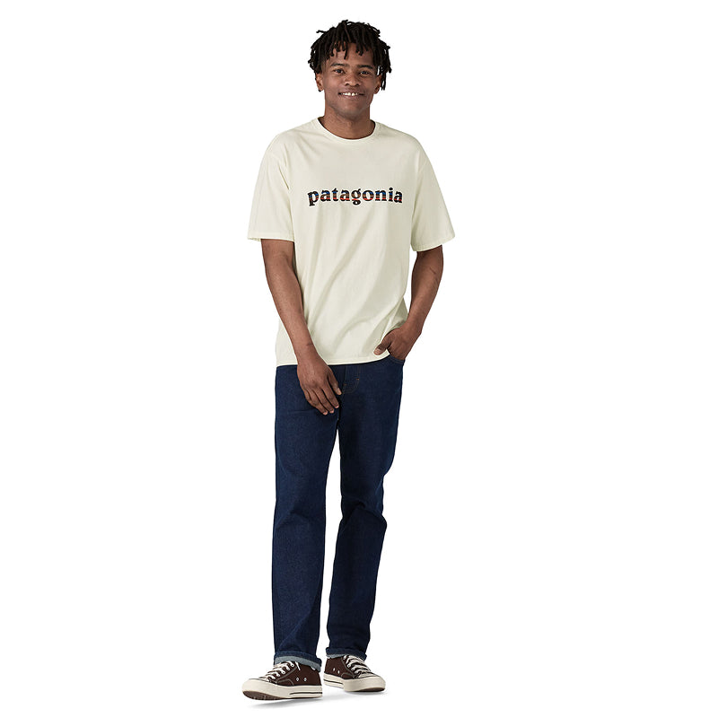 T-shirt bio Patagonia pour homme avec logo texte '73