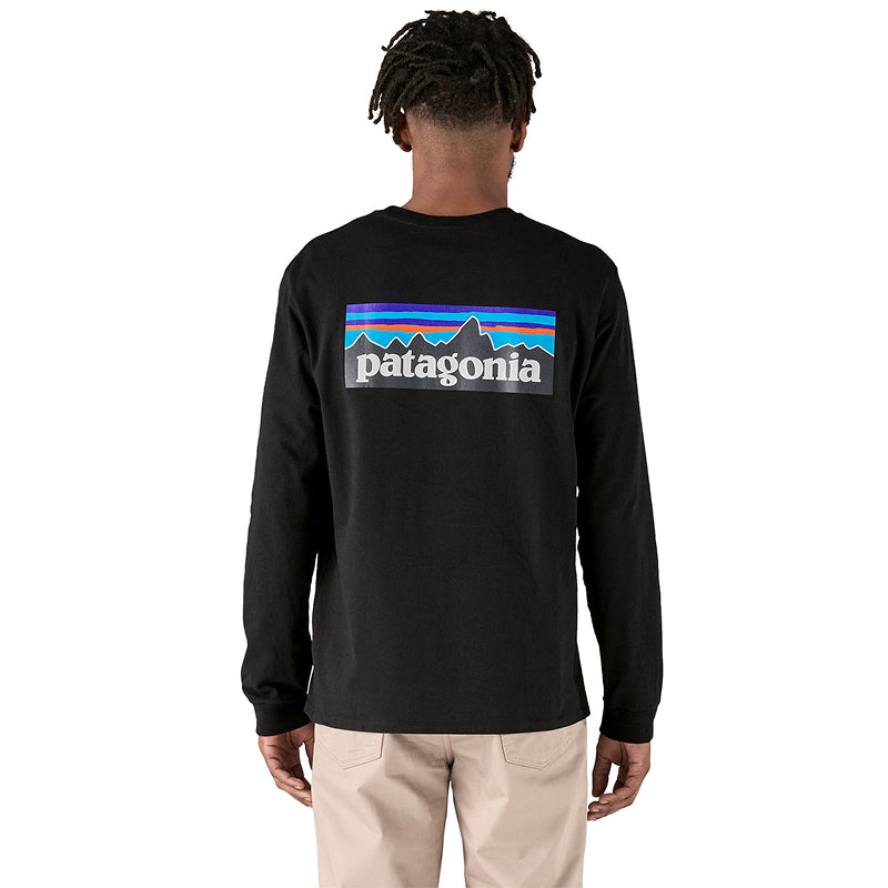 Patagonia Men's Long-Sleeved P-6 Logo Responsibili-Tee