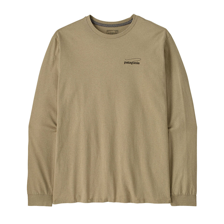 Patagonia Men's Long Sleeve Casting Logo Responsibili-Tee