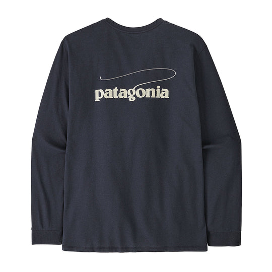 T-shirt à manches longues Patagonia pour homme avec logo Casting Responsibili