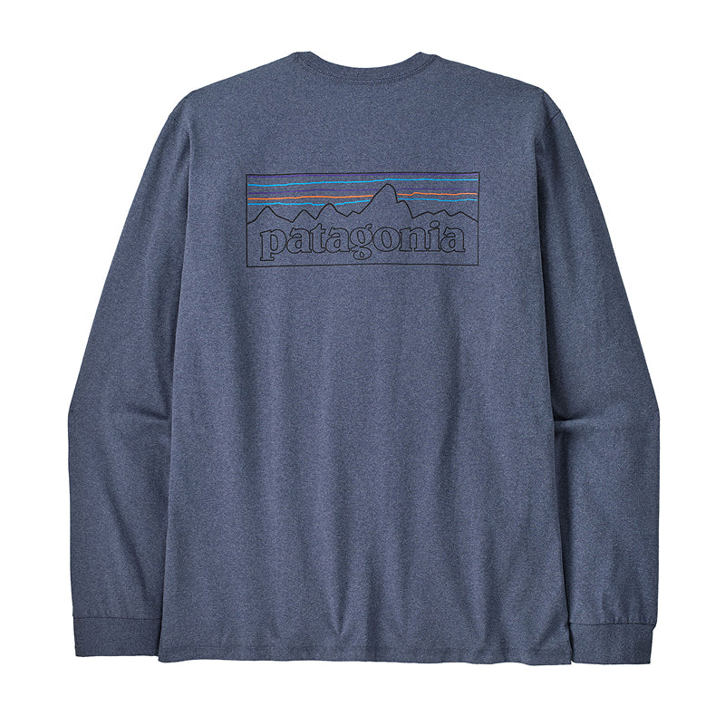 Patagonia Men's Long-Sleeved P-6 Logo Responsibili-Tee