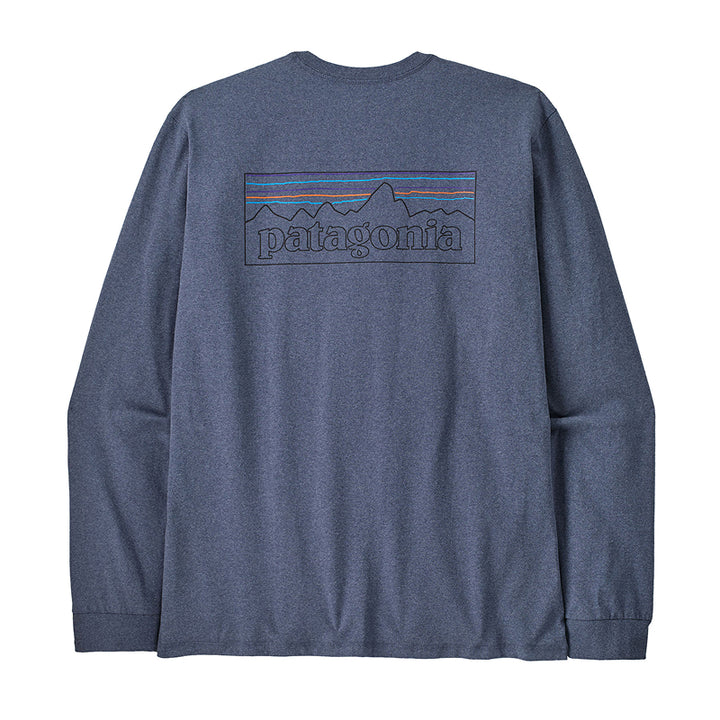 Patagonia Men's Long-Sleeved P-6 Logo Responsibili-Tee