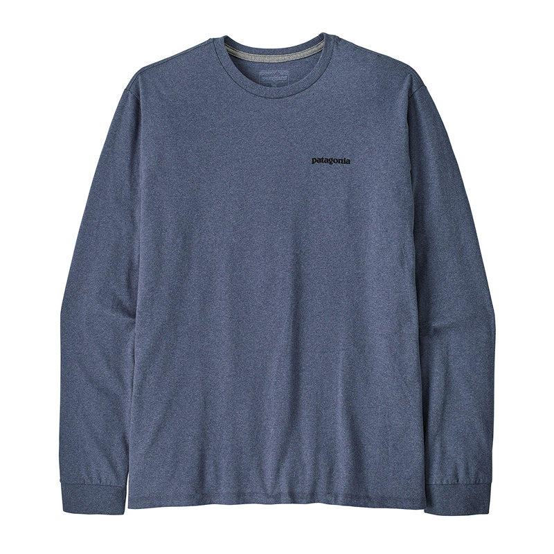Patagonia Men's Long-Sleeved P-6 Logo Responsibili-Tee