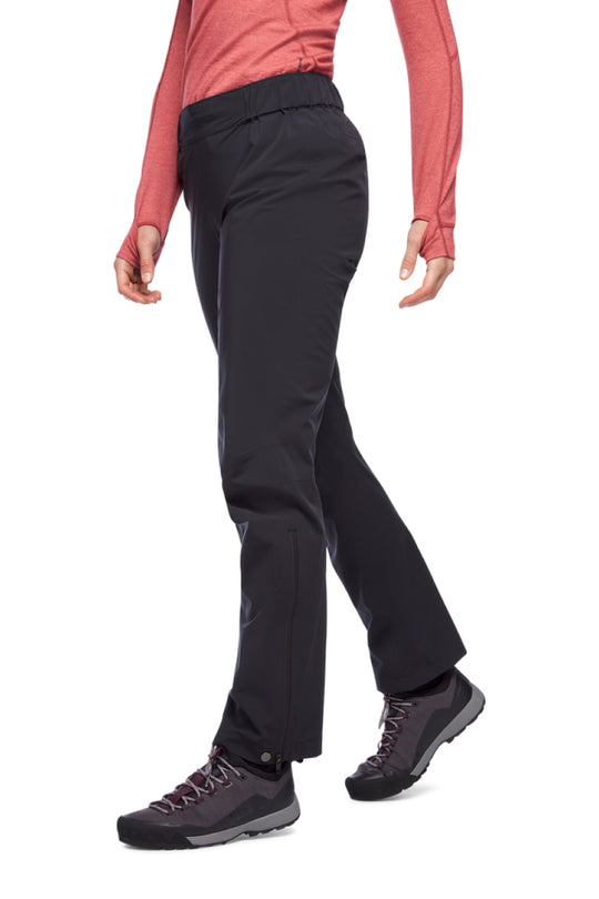 Pantalon de pluie extensible Stormline Black Diamond pour femmes