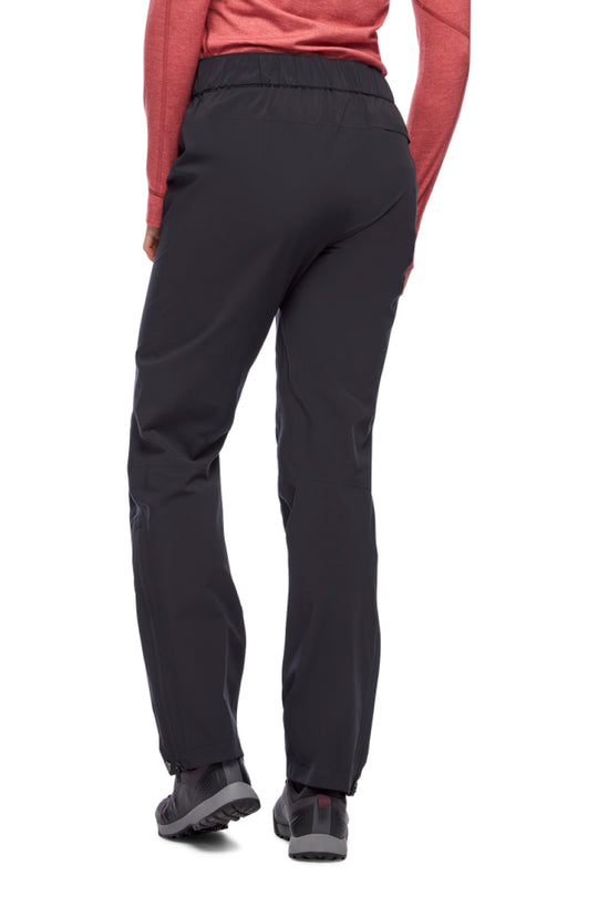 Pantalon de pluie extensible Stormline Black Diamond pour femmes