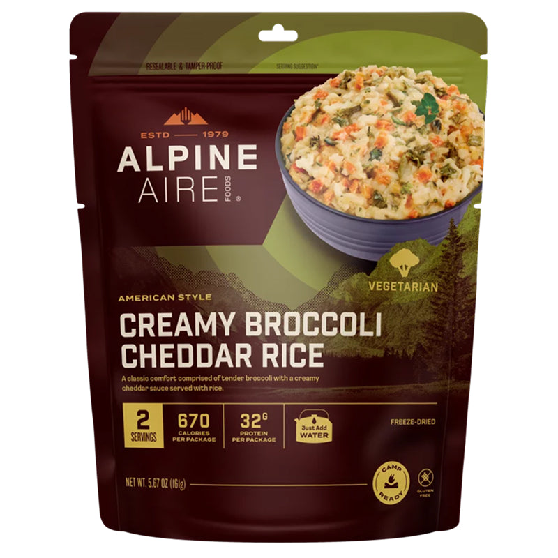 Alpine Aire Creamy Broccoli Cheddar Rice