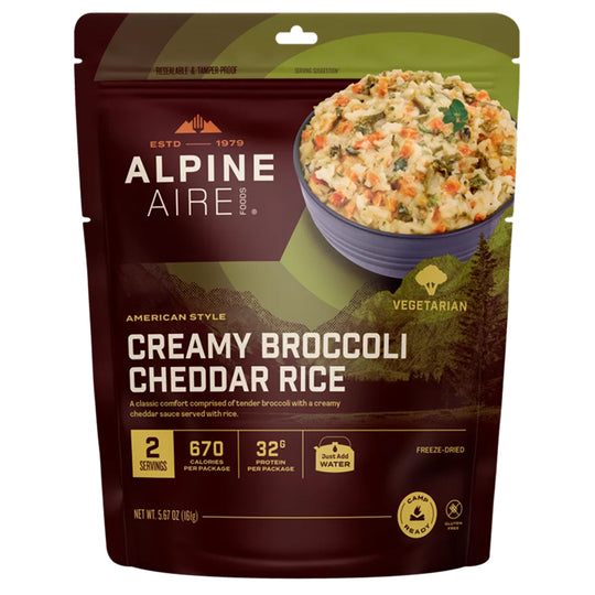 Alpine Aire Creamy Broccoli Cheddar Rice