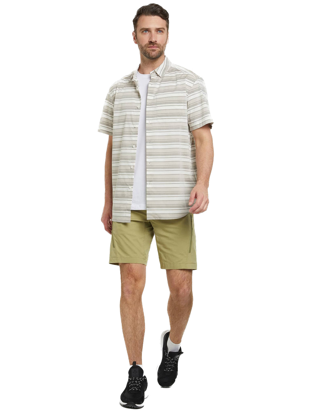 Arc'teryx Men's Brohm Short Sleeve Striped Shirt