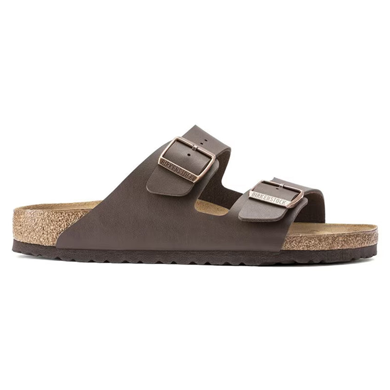 Birkenstock Arizona Dark Brown Birko-Flor Sandal - Regular
