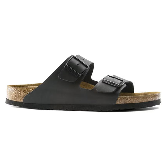 Birkenstock Arizona Black Birko-Flor Sandals - Regular