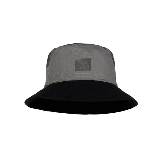 buff sun bucket hat buff grey