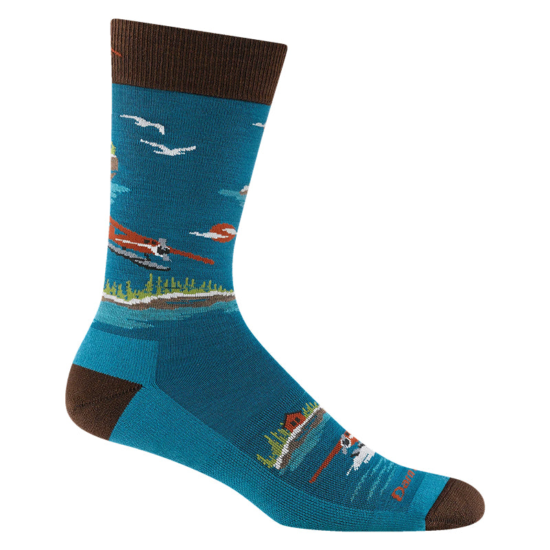 Darn Tough Men's Float Boat Crew Lightweight Lifestyle Socks