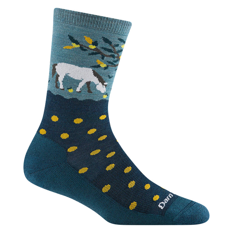 Darn Tough Women's Wild Life Crew Lightweight Lifestyle Socks