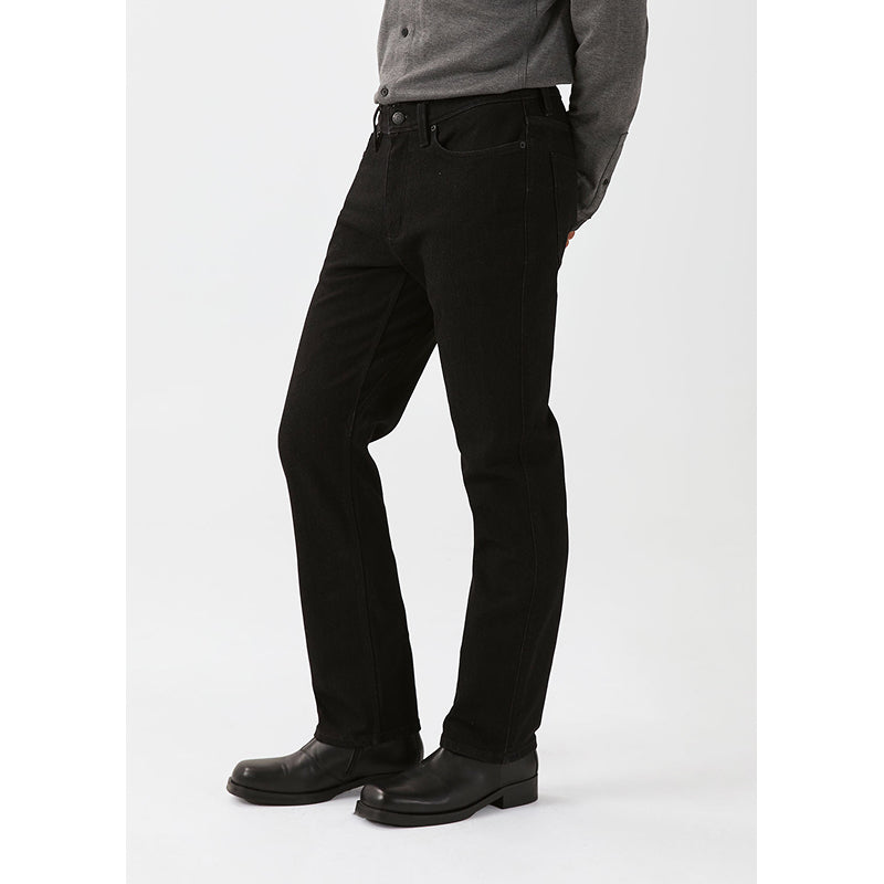 DUER Tech Fleece Denim Straight - Black
