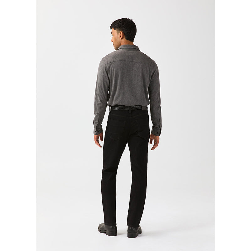 DUER Tech Fleece Denim Straight - Black