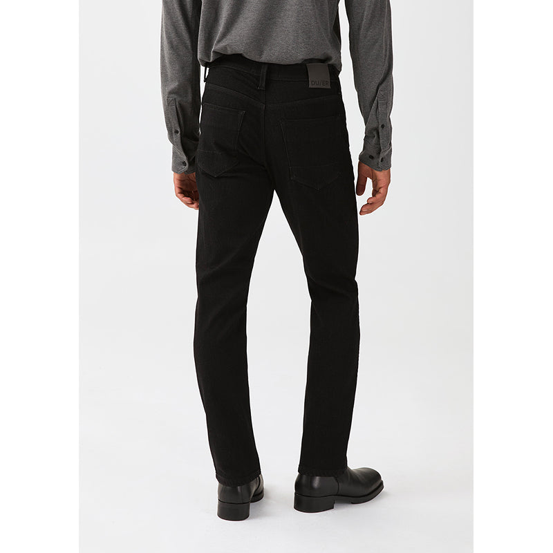 DUER Tech Fleece Denim Straight - Black