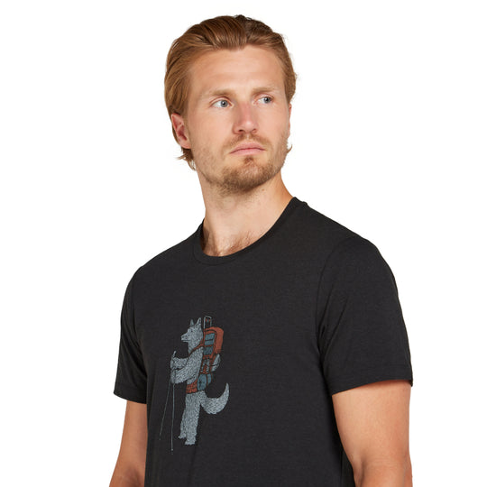 T-shirt à manches courtes Icebreaker Merino Central Classic pour homme Tech Head
