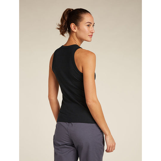 Icebreaker Women Merino Blend Rib Lotus Tank