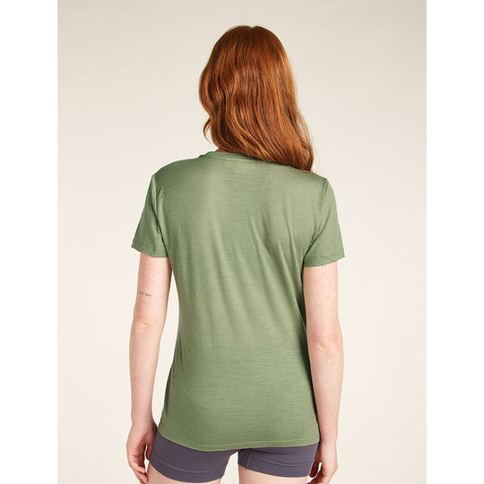 T-shirt Icebreaker Women Merino 150 Tech Lite SS Single Line Camp
