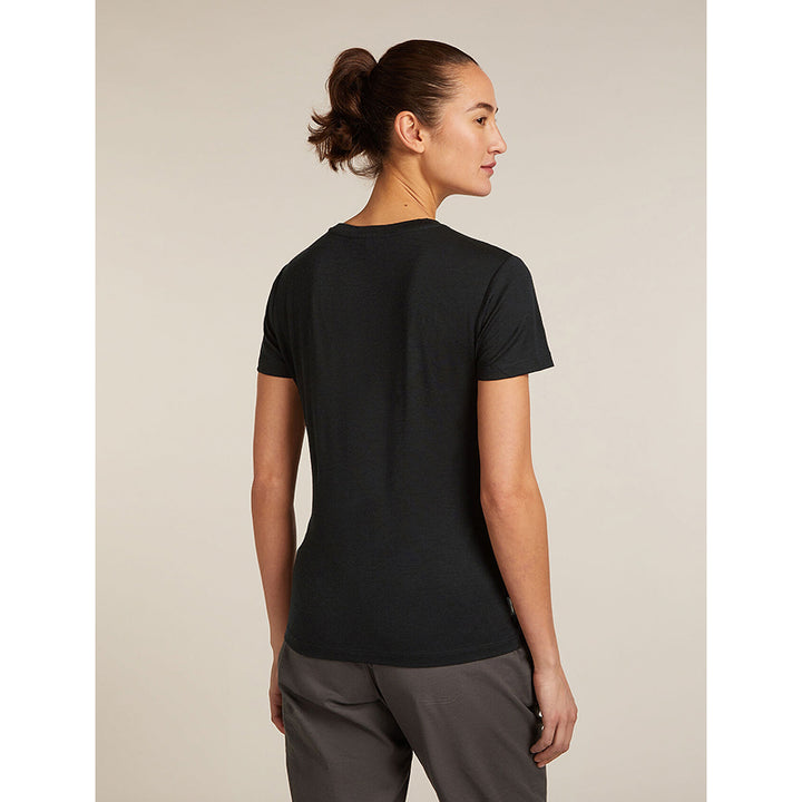 Icebreaker Women's Merino 150 Tech Lite Short Sleeve T-Shirt IB Wordmark