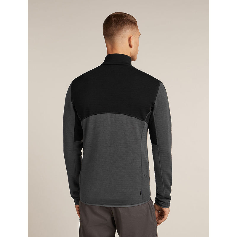 Icebreaker Men's Merino 400 RealFleece™ Descender Long Sleeve Zip Jacket