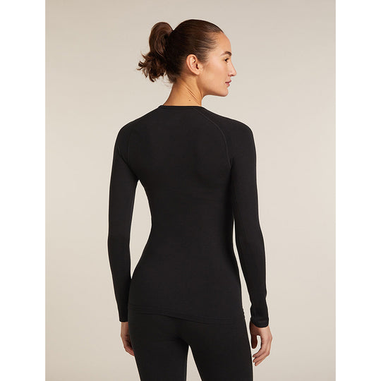 Haut thermique à manches longues sans coutures Icebreaker pour femme, mélange de mérinos 260 ZoneKnit™
