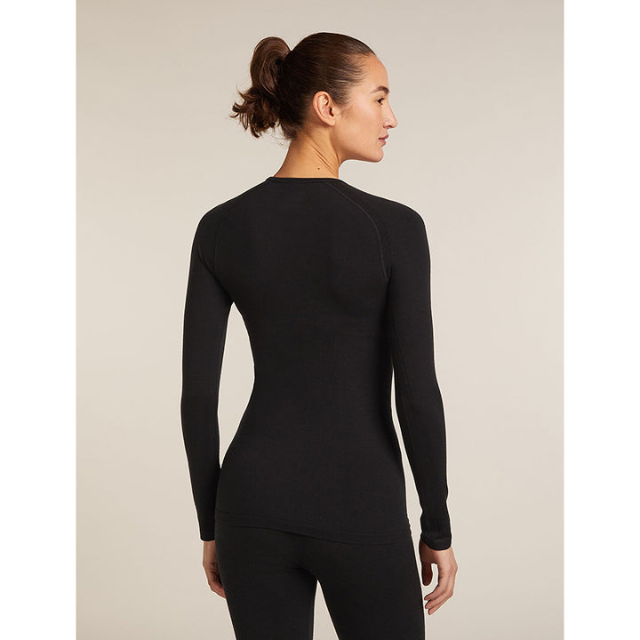 Icebreaker Women's Merino Blend 260 ZoneKnit™ Seamless Long Sleeve Crew Thermal Top